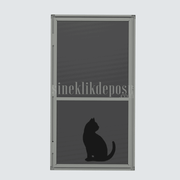 İçe Açılır Kapı İçin Kedi Sinekliği (Kapı)