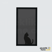 İçe Açılır Pencere İçin Kedi Sinekliği