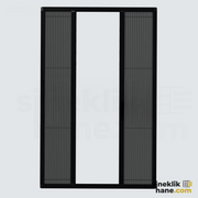 18 mm | İnce Profil Duble Plise Sineklik Sistemi