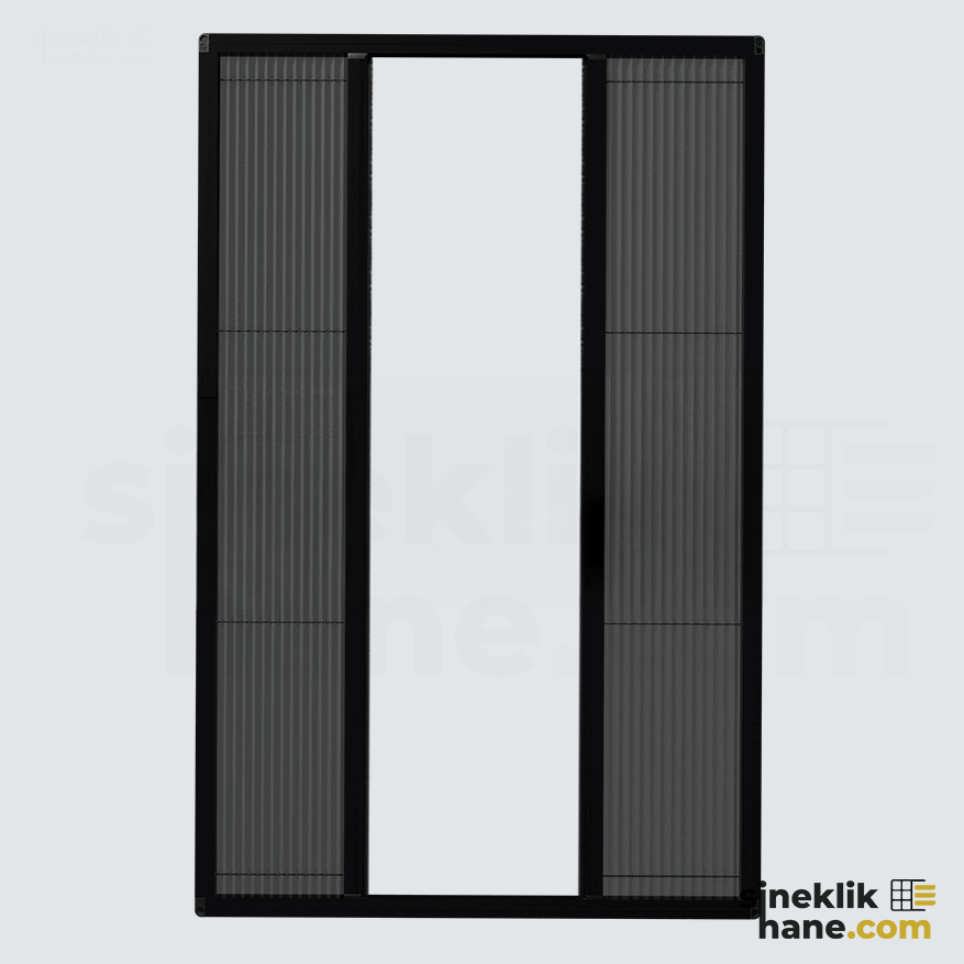 30 mm | Kalın Profil Duble Plise Sineklik Sistemi